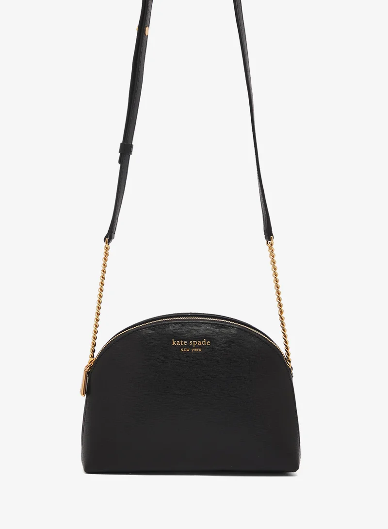 Logo Detail Zip Through Crossbody