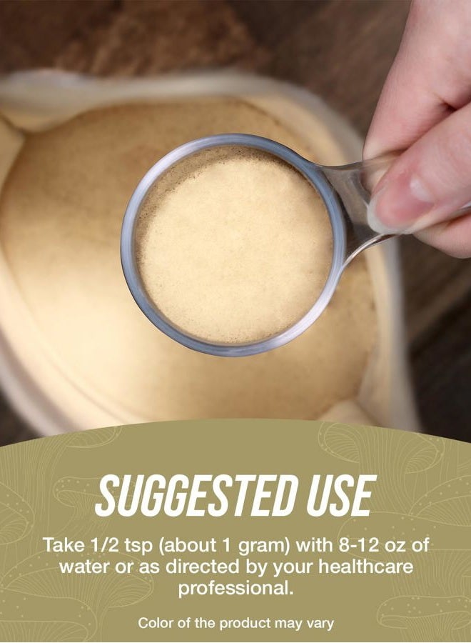 BulkSupplements .com مسحوق مستخلص فطر الريشي - غانوديرما لوسيدوم، مكمل فطر الريشي - مسحوق فطر الريشي، خالي من الغلوتين، 1000 ملغ لكل حصة، 250 غ (8.8 أونصة) (عبوة من 1) - Image 4