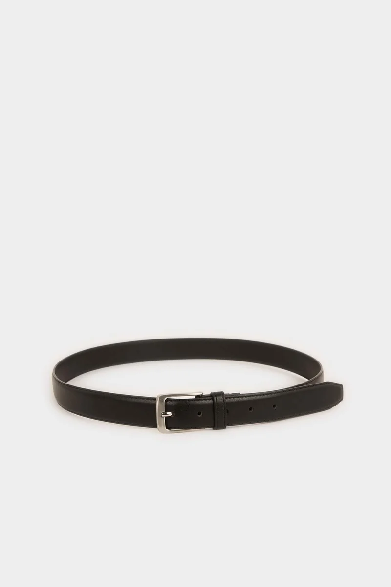 DeFacto Man Rectangle Clasp Faux Leather Belt