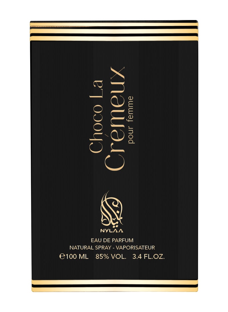 NYLAA Choco La Cremeux Eau De Parfum(EDP) 100ML | Premium Perfume for Women | Long Lasting Fragrance | Daily Use Perfume - Image 3