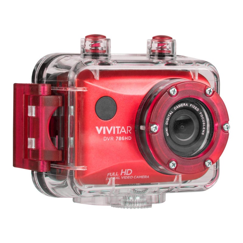 Vivitar كاميرا أكشن فيفيتر DVR786HD-RED-WM DVR 786 بدقة عالية كاملة HD - Image 3