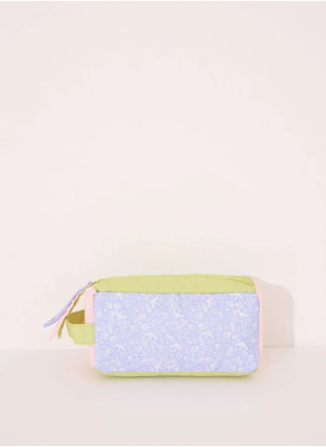 women'secret Small vanity case bag with multicoloured leaves
