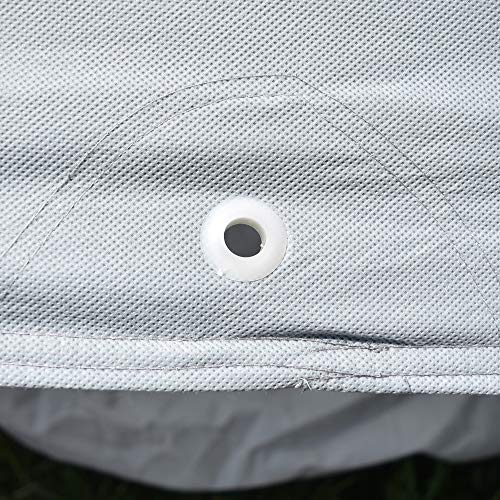 Budge غطاء سيارة بودج لايت للواجن الداخلي، مقاوم للغبار، مقاوم للأشعة فوق البنفسجية يناسب الواجنات كاملة الحجم حتى 184 بوصة، رمادي - Image 5