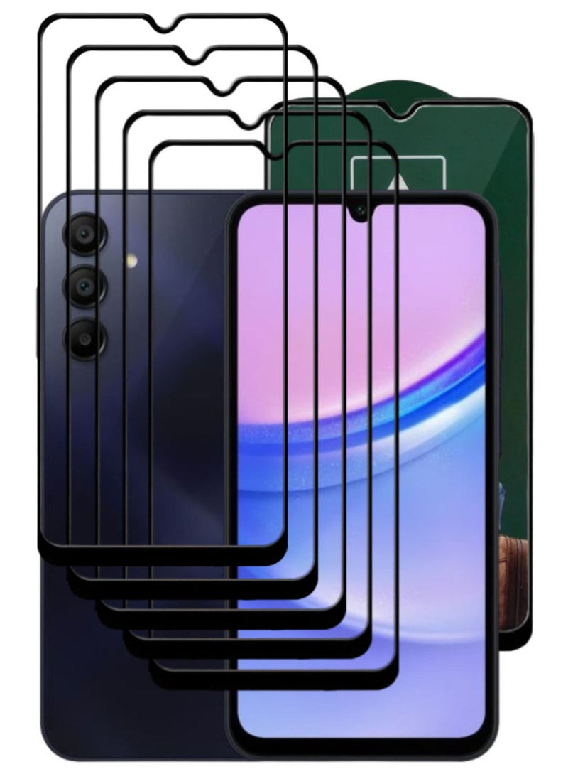 أكاليكس 5 قطع، حماية شاشة، لهاتف سامسونج جالاكسي A15، جودة ممتازة. - Image 1