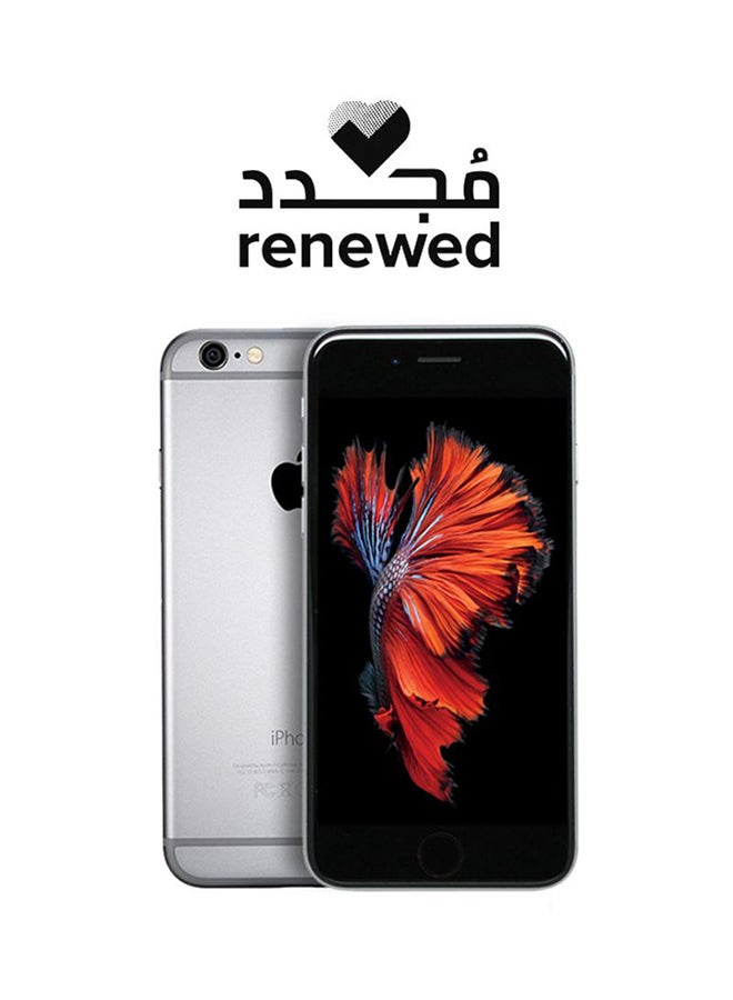 ابل  مُجدد - آيفون 6 مع تطبيق فيس تايم لون رمادي فلكي سعة 64 جيجابايت يدعم تقنية 4G LTE - Image 1