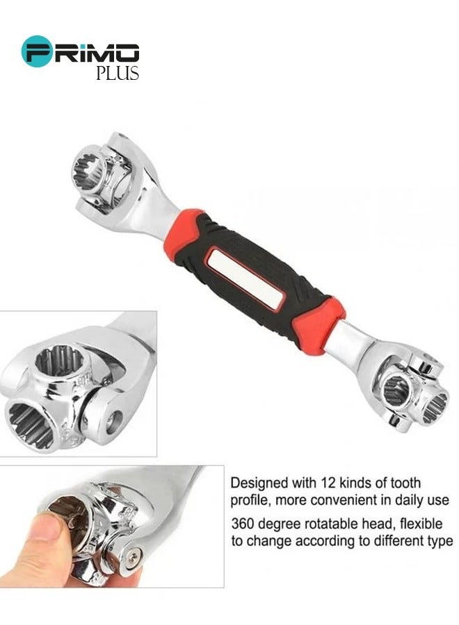 PRIMO PLUS 48-In-1 Universal Multi-Socket Tiger Wrench Silver/Black/Red - Image 3