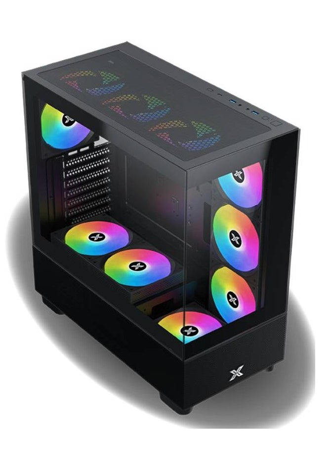 XTREME - Gaming PC With Core i7-12700F Processor/32GB (16GB X 2) DDR5 RAM/1TB SSD/Nvidia GeForce RTX 4070 Graphics Super With Case ATX RGB FAN, Power Supply 750W & Water cooler 360 - Image 1