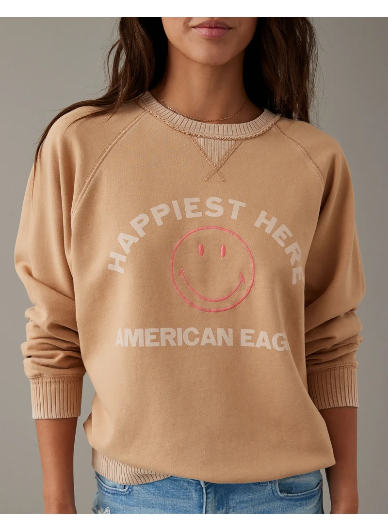 امريكان ايجل AE Funday Graphic Sweatshirt
