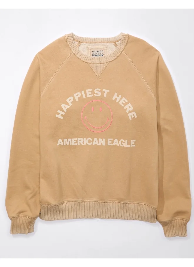 امريكان ايجل AE Funday Graphic Sweatshirt