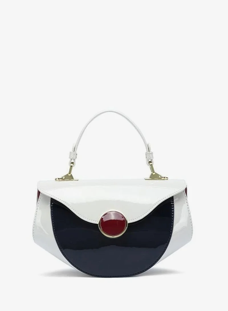 فايور Paneled Curved Top-Handle Bag TKC 009