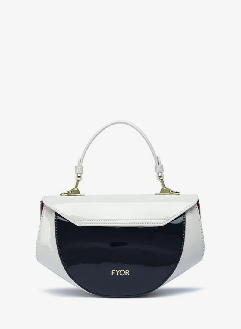 Fyor  Paneled Curved Top-Handle Bag TKC 009 for Women | Best Price UAE