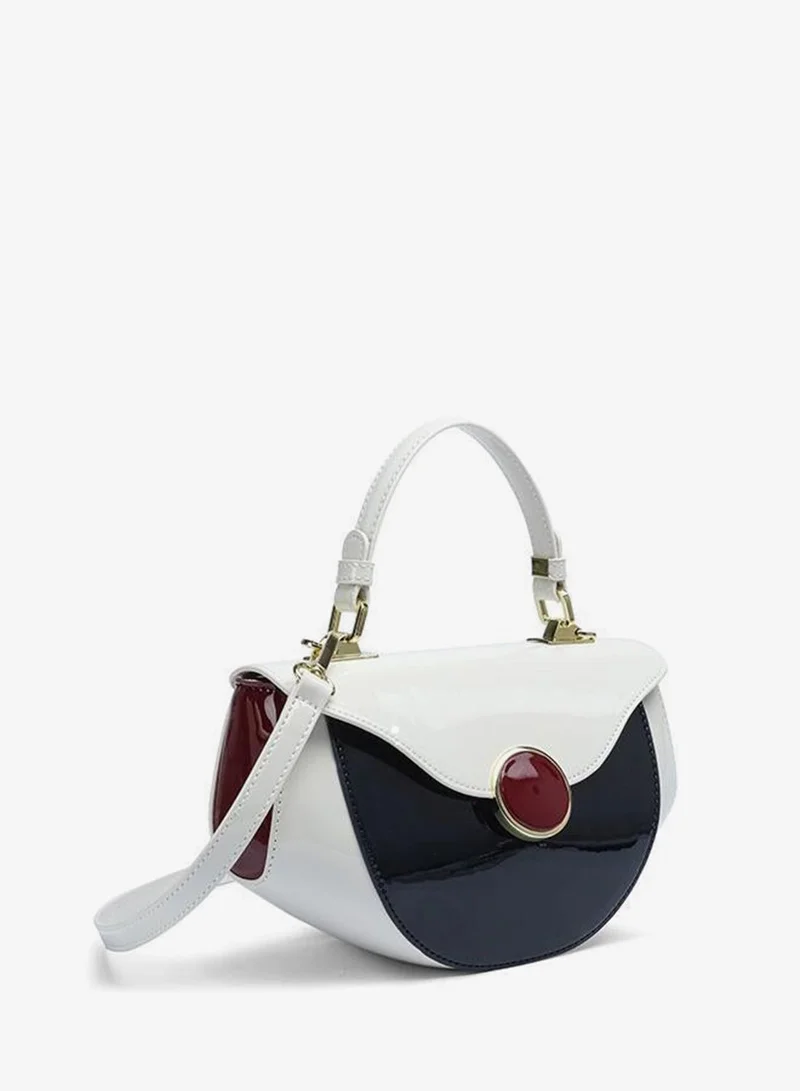 فايور Paneled Curved Top-Handle Bag TKC 009