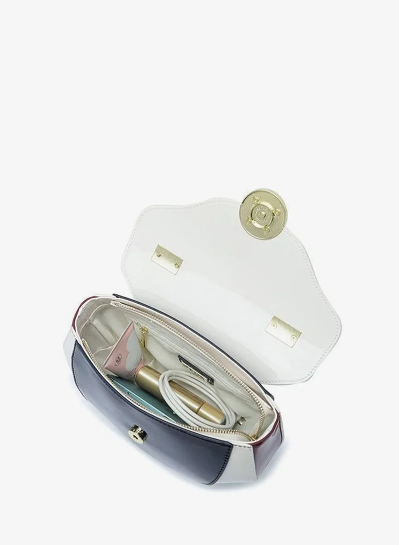Fyor  Paneled Curved Top-Handle Bag TKC 009 for Women | Best Price UAE