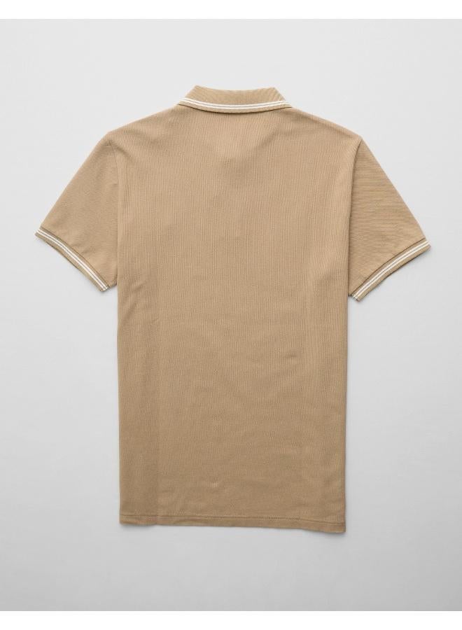 American Eagle AE Slim Fit Pique Polo Shirt  - Image 2