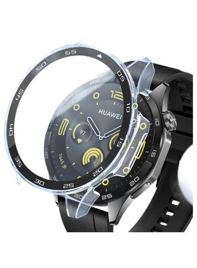 Tinker Xiao Pi Jiang Suitable For Huawei Watch Gt5 Pro Protective Case Tempered Film High Definition Touch-sensitive Watch Gt5 Pro Protective Film Case Integrated Female Watch Case 42mm Dial - Image 2