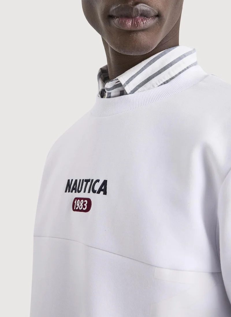 Nautica  Men Halia Hooded Pullover Long Sleeve Sweatshirt  | Best Price UAE