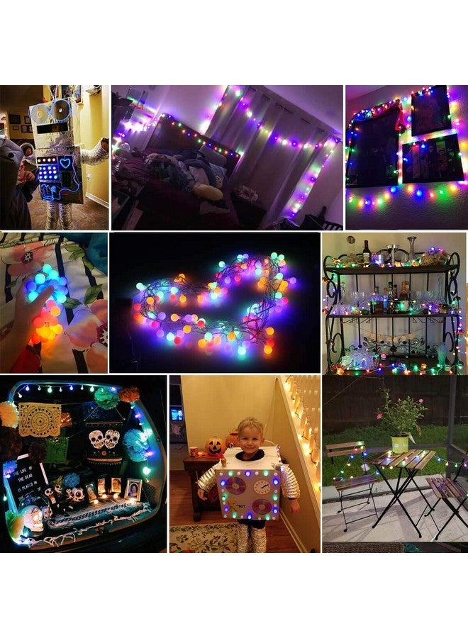 MIRADH Outdoor String Lights, 35 Ft 40 LED RGRB Waterproof Ball Lights, Diwali Lights for Decoration for Home,led Lights for Home Decoration, 8 Modes (Multicolor with Remote) - Image 5