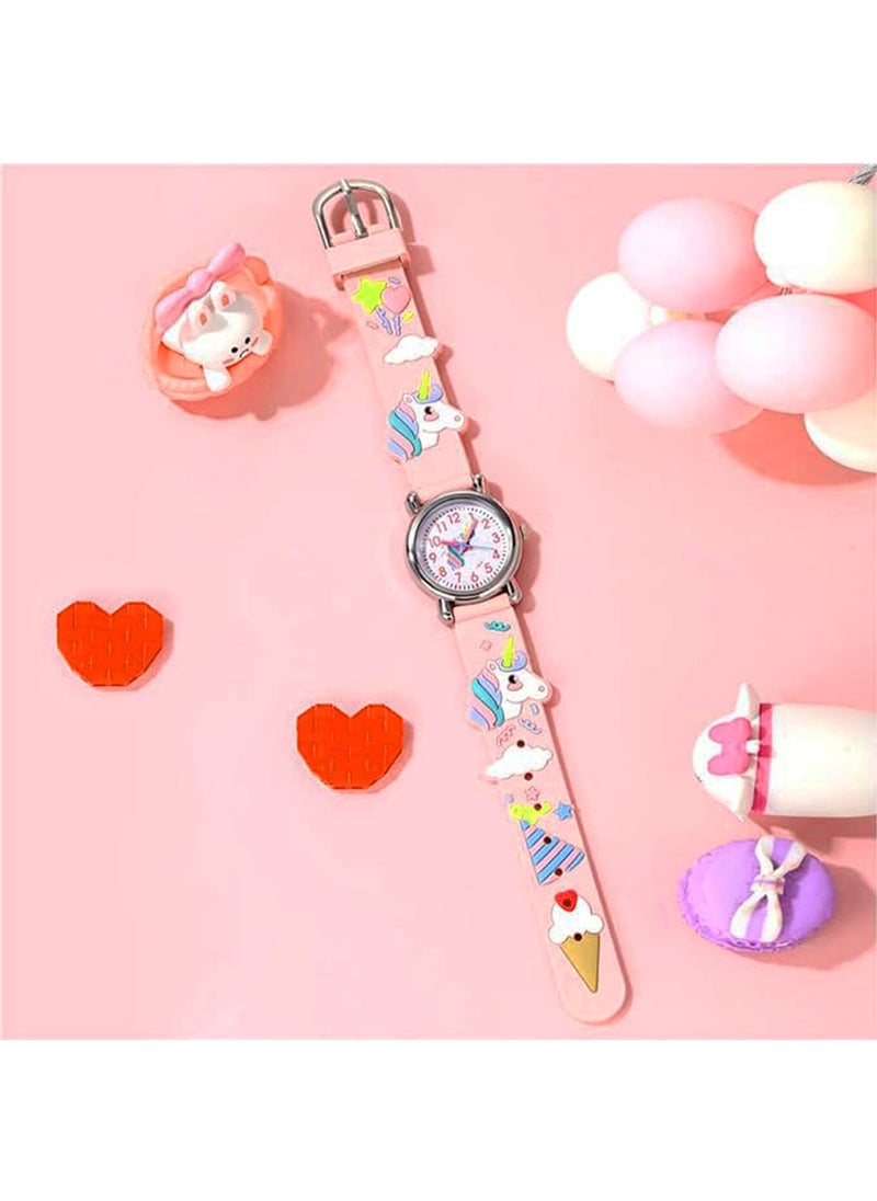 Generic Kids Watch for Boys Girls With Toddler Watch Waterproof Watches With Cartoon Silicone Band Kids Watches Girl Watches Ages 3-12 Sports 3D Lovely Cartoon Digital 7 Color Lights Wrist Watch For Kids  - Image 4