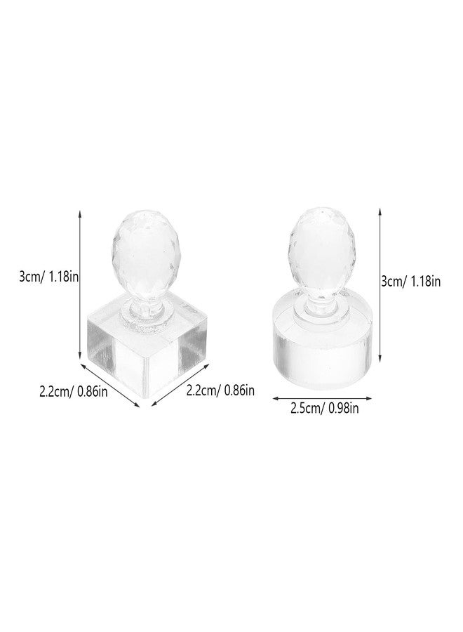 minkissy 2pcs Eyeshadow Pressing Tool Eyeshadow Stamper Blusher Pressing Stamp Eye Shadow Stamper Pressed Stamper Eye Shadow Palette Repairing Tool Highlighter Repair Tool - Image 2