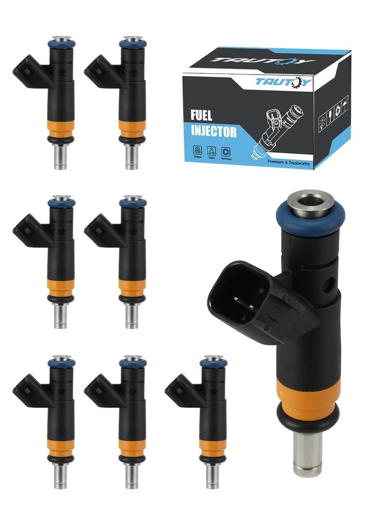 TAUTOY FJ732 Fuel Injectors 8PCS 57L Only 20062018 For Ram 1500 2500 3500For Dodge Challenger Charger Durango Ram 1500 PickupFor Jeep Commander Grand CherokeeFor Chrysler 30005037479AA 5037479AB - Image 2