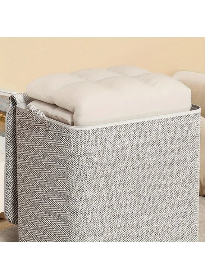 Living 30L Fabric Clothing Organizer with Dividers for Efficient Wardrobe and Drawer Storage of Jeans and Shirts - Image 4