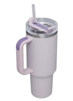 Stanley Quencher H2.0 FlowState™ 40oz Tumbler || Orchid | Vacuum Insulated Stainless Steel Travel Mug | Keeps Drinks Cold 48H & Hot 7H | Reusable Straw, Handle & Lid for Water, Coffee, Iced Tea, Smoothies | Leak-Resistant, BPA-Free, Dishwasher Safe  - Image 2