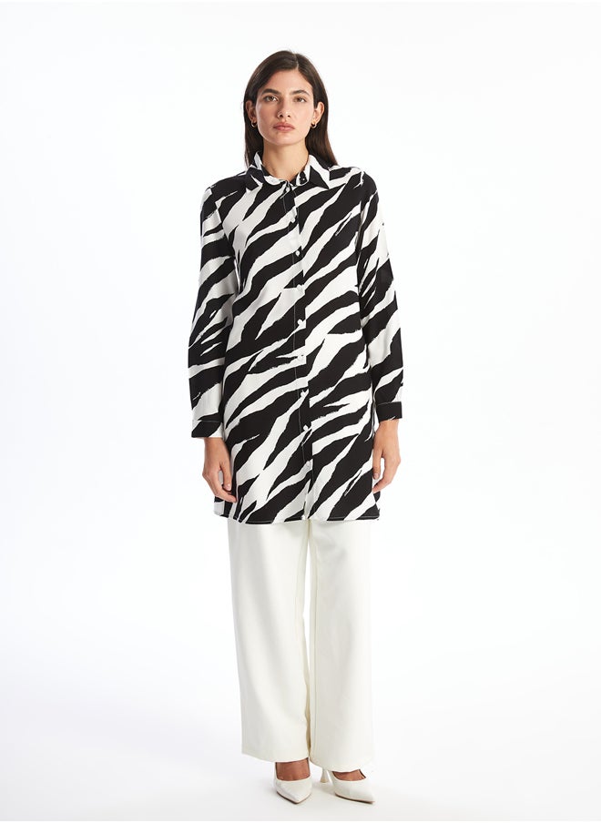 LC WAIKIKI Patterned Women's Shirt Tunic  - Image 2