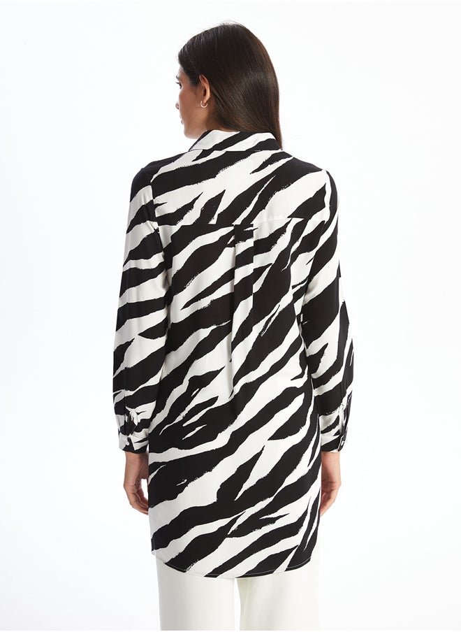 LC WAIKIKI Patterned Women's Shirt Tunic  - Image 4