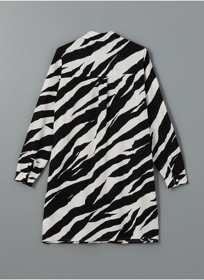 LC WAIKIKI Patterned Women's Shirt Tunic  - Image 5