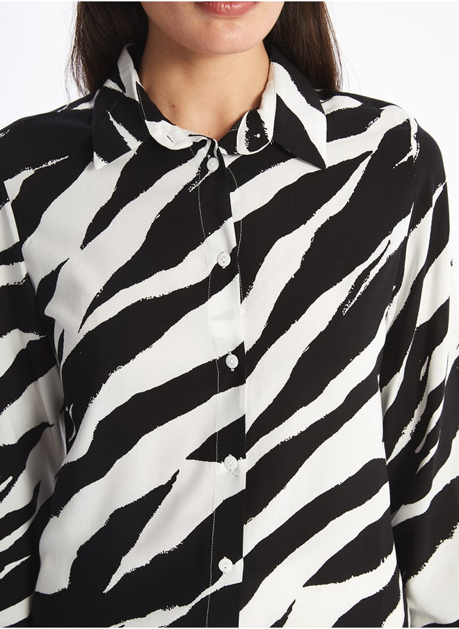 LC WAIKIKI Patterned Women's Shirt Tunic  - Image 3