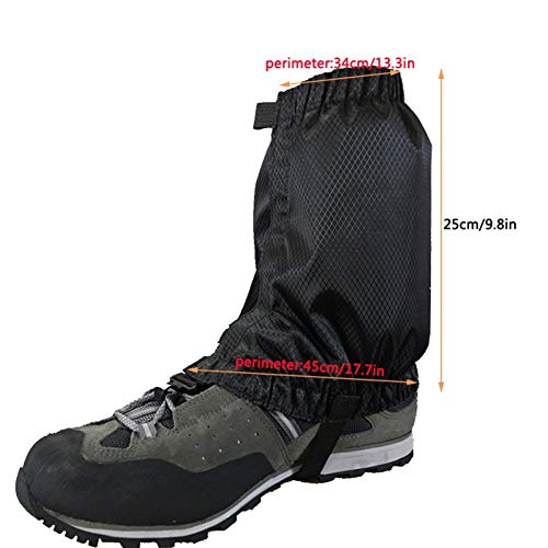 HomDSim Leg Gaiter Waterproof Anti-Tear Ankle Gaiters Outdoor Hiking Walking Climbing Hunting Snow Legging Gaiters - Image 5