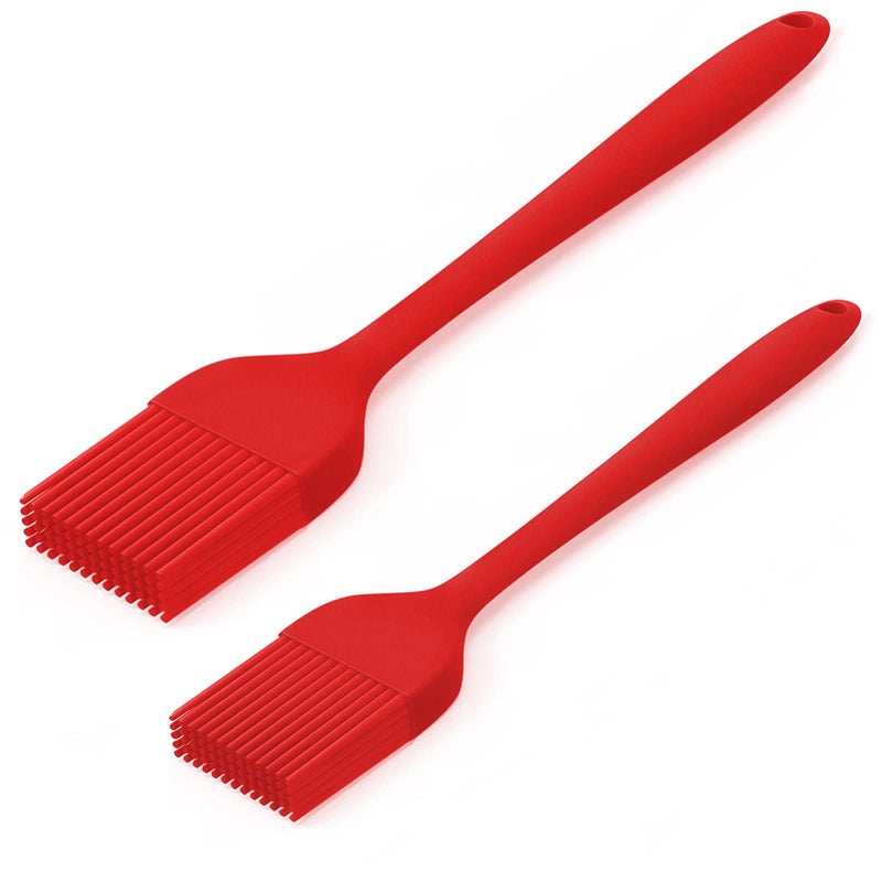 Consevisen Silicone Basting Pastry Brush  Cooking Brush for Oil Sauce Butter Marinades Food Brushes for BBQ Grill Kitchen Baking Baster Brushes Baste Pastries Cakes Meat Desserts Food Grade Dishwasher Safe 
