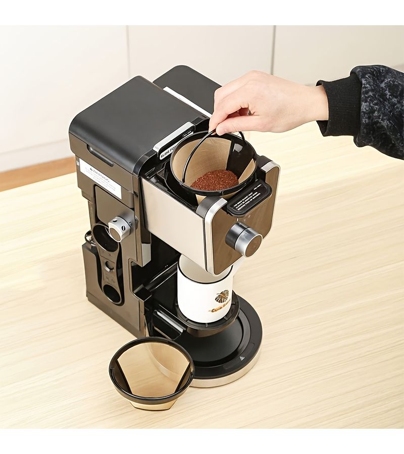 1pc Reusable Stainless Steel Coffee Filter for Home and Office - Image 3