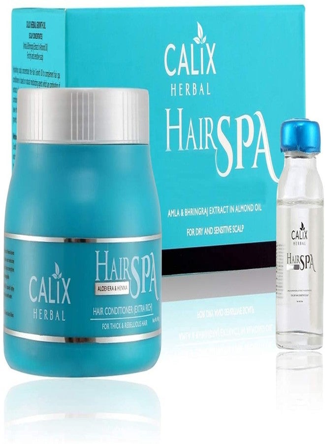 كلاليكس هيربال بلسم الشعر العضوي بالأعشاب من كاليكس بخلاصة الصبار (غني جدًا) - مجموعة سبا أيورفيدية للشعر مع زيت لنمو الشعر، لتكثيف الشعر وتقويته وتغذية فروة الرأس، مناسب للرجال والنساء وجميع أنواع الشعر - 490 غرام - Image 1