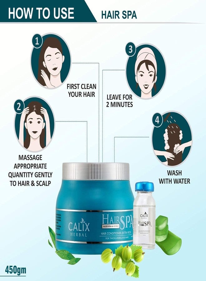 كلاليكس هيربال بلسم الشعر العضوي بالأعشاب من كاليكس بخلاصة الصبار (غني جدًا) - مجموعة سبا أيورفيدية للشعر مع زيت لنمو الشعر، لتكثيف الشعر وتقويته وتغذية فروة الرأس، مناسب للرجال والنساء وجميع أنواع الشعر - 490 غرام - Image 4