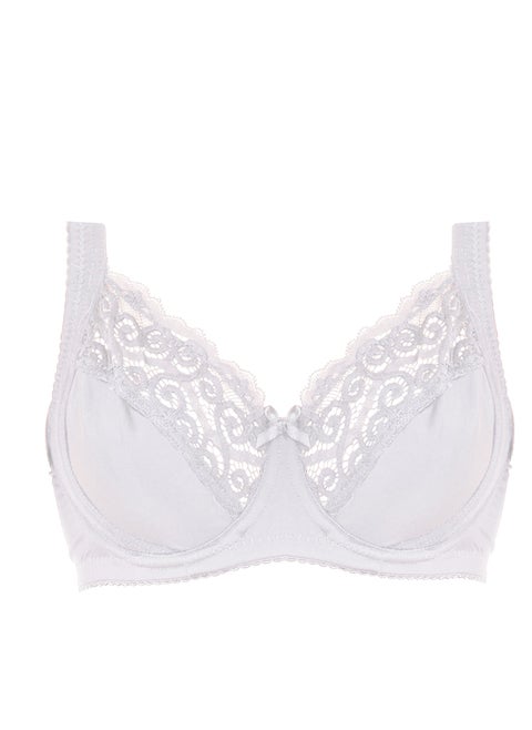 Supportive everyday lace bra