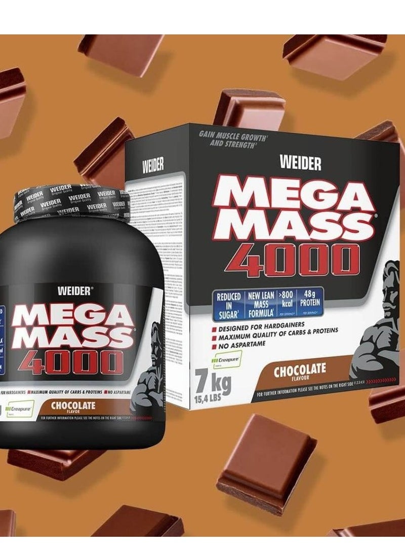 Weider - Weider,Mega Mass,4000 Chocolate Flavour,7kg - Image 1