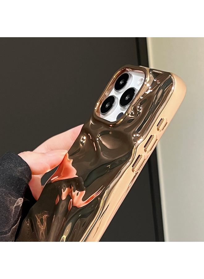 S-TOP Case For iPhone 12 Pro Max Water Ripple Electroplating Paint TPU Phone Case - Image 4