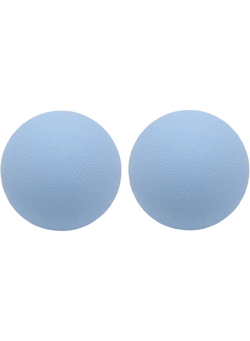 CLENEA Hard Lacrosse Massage Ball Set of 2 – Firm Trigger Point Balls for Deep Tissue Massage, Yoga, Physical Therapy, Myofascial Release, and Muscle Relaxation - Image 1