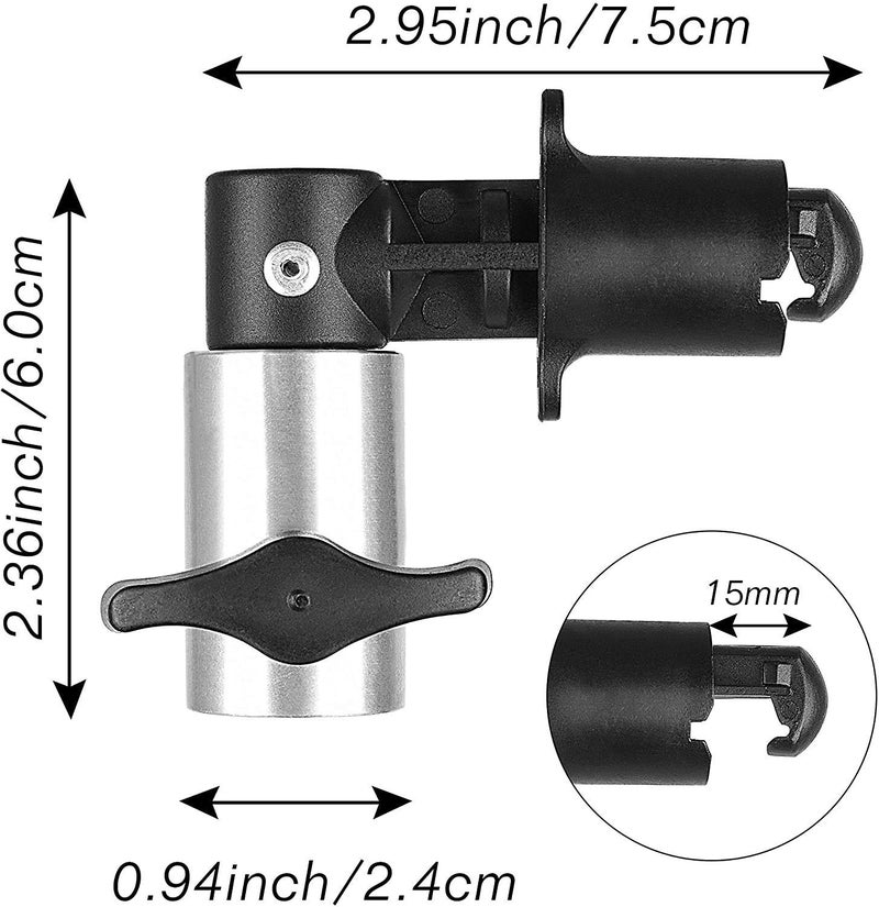 SHOPEE Portable Photography Background and Reflector Disc Holding Clip, Light Reflector Holder Clamp, Mountable on Light Stand Tripod, for Photo and Video Studio (Pack of 1) - Image 2