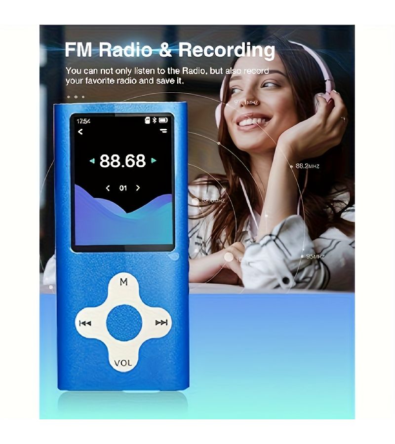 Golden Plum Blossom 64GB MP3 MP4 Player Music Video Photo Ebook Recorder - Image 2