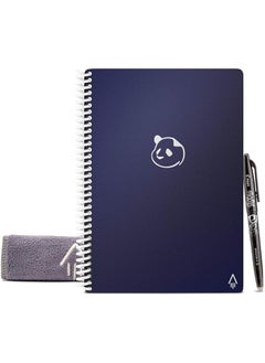 Smart Reusable Notebook Executive Size Panda Planner With Daily Weekly And Monthly Pages Midnight Blue 15.24 Cm X 22.4 Cm