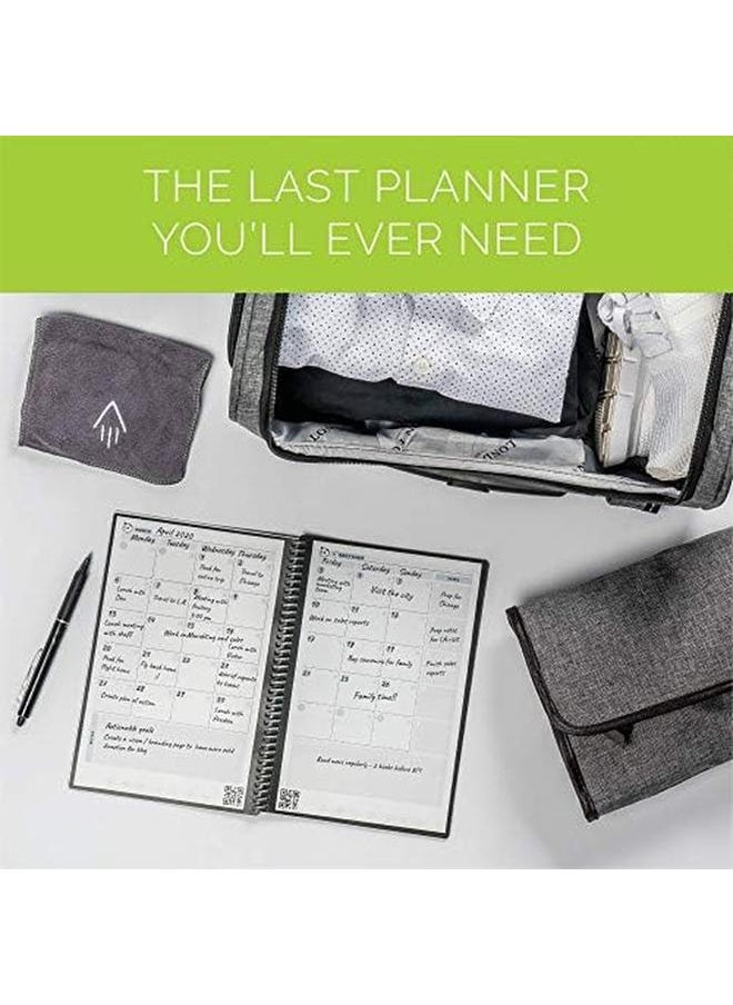 Rocketbook - Smart Reusable Notebook Executive Size Panda Planner With Daily Weekly And Monthly Pages Midnight Blue 15.24 Cm X 22.4 Cm - Image 1