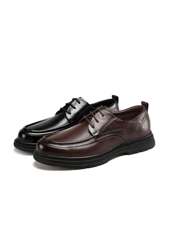 YEARCON أحذية ليب مونس】 أحذية ديربي، جلد طبيعي، أحذية جلدية عصرية متعددة الاستخدامات لخريف، أحذية جلدية رسمية للرجال، جلد حقيقي - Image 5