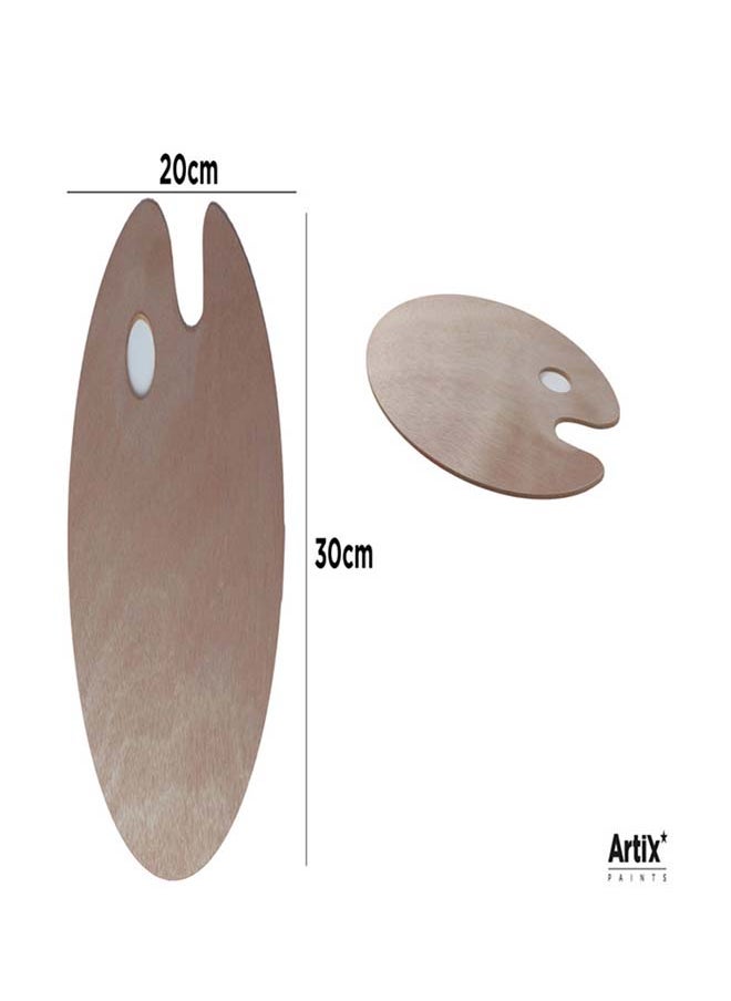 Artix Wooden Artist’s Palette 