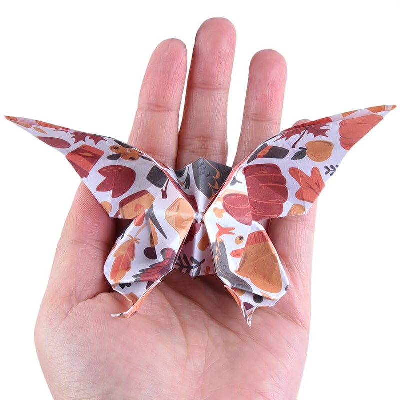 Qianshan Origami Paper Kit 50 Sheets 70GSM 6 Inch Square Double Sided Color 50 Vivid Japanese Washi Chiyo Colors for Hand Crafts Origami Paper Arts Creativity.Winter - Image 5