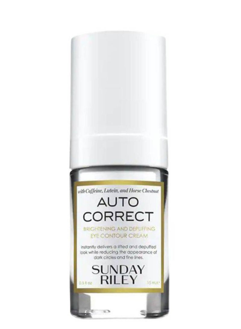 كريم العين لتصحيح الإضاءة وتقليل الانتفاخ للهالات السوداء، 15 مل