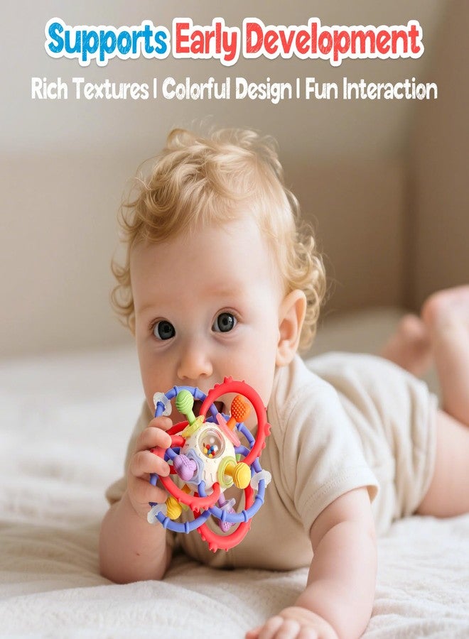 TOHIBEE Baby Sensory Teething Toys 0-6 6-12 Months, Silicone Teether Rattle Toy - Image 4