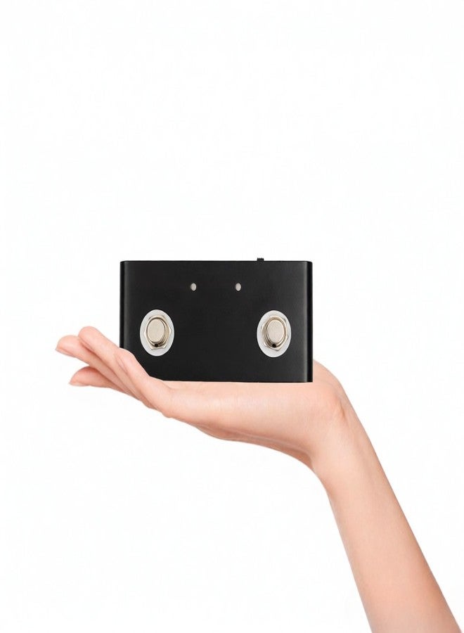 M-VAVE Cube Turner Wireless Page Turner Pedal Rechargeable Music Sheet Turner Supports Looper Connection Compatible with Android iOS Smartphones Tablets - Image 3