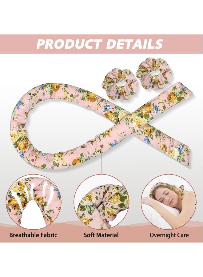 SYOSI Satin Heatless Hair Curler, Stylish Heatless Curling Rod for Long Hair, Heatless Hair Curler Set for Hair Styling, Heatless Hair Curler to Sleep in, Hair Curls Styling Tool for All Hair Types - Image 3